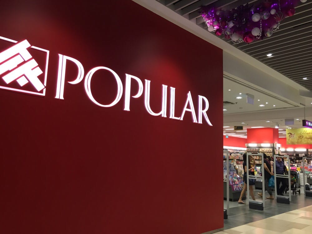 POPULAR BOOKSTORE Updated May 2025 311 New Upper Changi Road POPULAR BOOKSTORE Updated May 2025 311 New Upper Changi Road