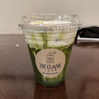 The Classic Cafe - Matcha Einspanner - Coffee & Tea Near Me - Fullerton, California