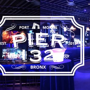Pier 132 - a view of a bar with neon lights - Venues & Event Spaces Near Me - Bronx, New York