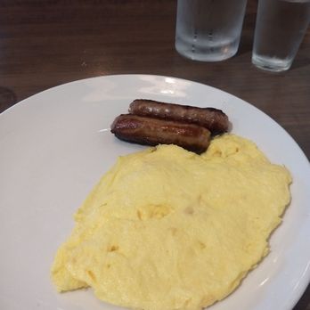 Buttermilk - Scrambled eggs and two sausage links - Coffee & Tea Near Me - Naperville, Illinois
