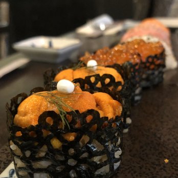Laughing Monk Cafe - Uni nigiri - Sushi Bars Near Me - Boston, Massachusetts