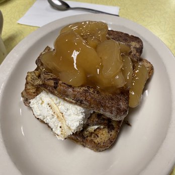 Letterman's Diner - stuffed french toast w apple - Diners Near Me - Kutztown, Pennsylvania