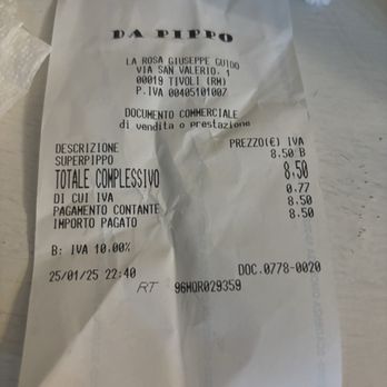 pippo di tivoli - Fast Food Near Me - Tivoli, RM
