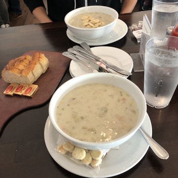 Sam's Chowder House - 2 bowls New England Clam Chowder - Seafood Near Me - Half Moon Bay, California Sam's Chowder House - 2 bowls New England Clam Chowder - Seafood Near Me - Half Moon Bay, California