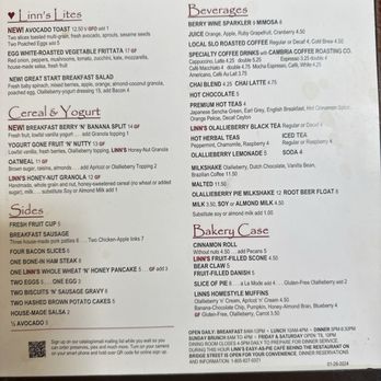 Linn's Restaurant - Menu - American Near Me - Cambria, California
