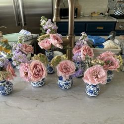 Bud vases.