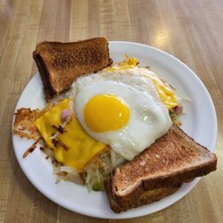 Sally's - Hash brown Deluxe with Toast