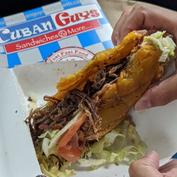 Cuban Guys - Hialeah - Toston Sanwich (vaca frita) - Cuban Near Me - Hialeah, Florida