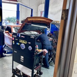 Automotive Excellence - Working on a Dodge Challenger today--- in for a HVAC actuator, oil cooler assembly and a valve cover gasket.