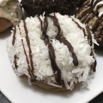 Doughology - Lynbrook - Coconut lemon donut - Donuts Near Me - Lynbrook, New York