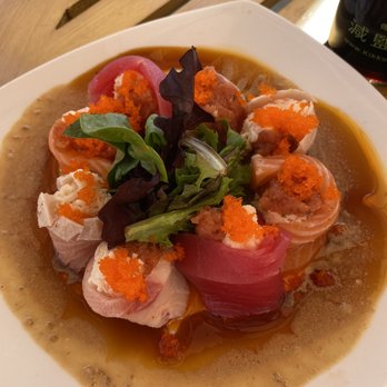 Wazabi Sushi - Orange - Wazabi Sashimi Wrap - Sushi Bars Near Me - Orange, California
