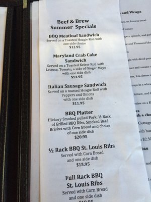Menu photo 7 Beef & Brew Geneva, NY