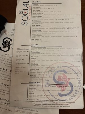Menu photo 1 The Social Boone, NC Menu photo 1 The Social Boone, NC