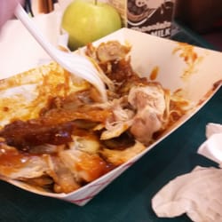 Fort Zumwalt West High School - Barbecue chicken, solid 10 out of.10..... for this.school