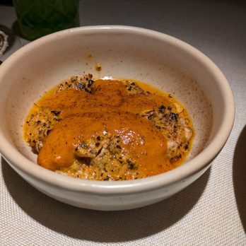 Tintoque - @endoedibles on Instagram 10/6/24  Bluefin tuna tostada, Peanut adobo, Herbs jocoque - Signature Cuisine Near Me - Puerto Vallarta, JAL