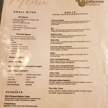 Giovanni's DILLicious Pickles - Menu - Delis Near Me - Croydon, Pennsylvania