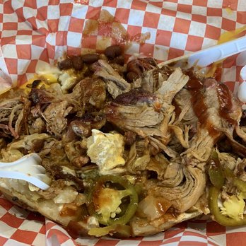 Off the Rails Barbeque and Drafthouse - Loaded potato - Bars Near Me - Verona, Pennsylvania Off the Rails Barbeque and Drafthouse - Loaded potato - Bars Near Me - Verona, Pennsylvania