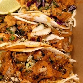 Moe Vegan - Baja Royal Crispy Shrimp Tacos - Vegan Near Me - Kent, Washington