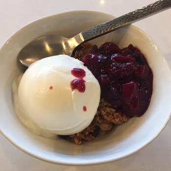 Whitebark Cafe - Yummy granola bowl - Cafes Near Me - Banff, Alberta