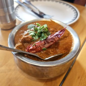 Seva Indian Cuisine - Lamb Rogan Josh. $17.95. Standard outside of the better lamb than usual - Indian Near Me - Astoria, New York Seva Indian Cuisine - Lamb Rogan Josh. $17.95. Standard outside of the better lamb than usual - Indian Near Me - Astoria, New York
