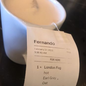 East Bay Coffee - London Fog ! Too good ! Delicioso - Coffee & Tea Near Me - Pinole, California East Bay Coffee - London Fog ! Too good ! Delicioso - Coffee & Tea Near Me - Pinole, California