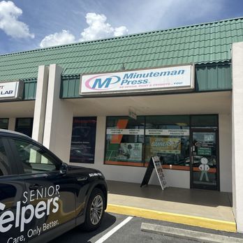 Minuteman Press - Business entrance - Printing Services Near Me - Lakeland, Florida