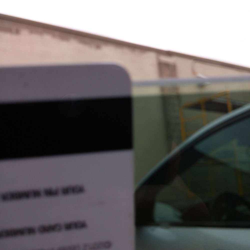 Ziebart - notice the distance of tints from the top of the window is about half the size of space left on credit card between magnetic strip and edge - Auto Detailing Near Me - Rochester, New York Ziebart - notice the distance of tints from the top of the window is about half the size of space left on credit card between magnetic strip and edge - Auto Detailing Near Me - Rochester, New York