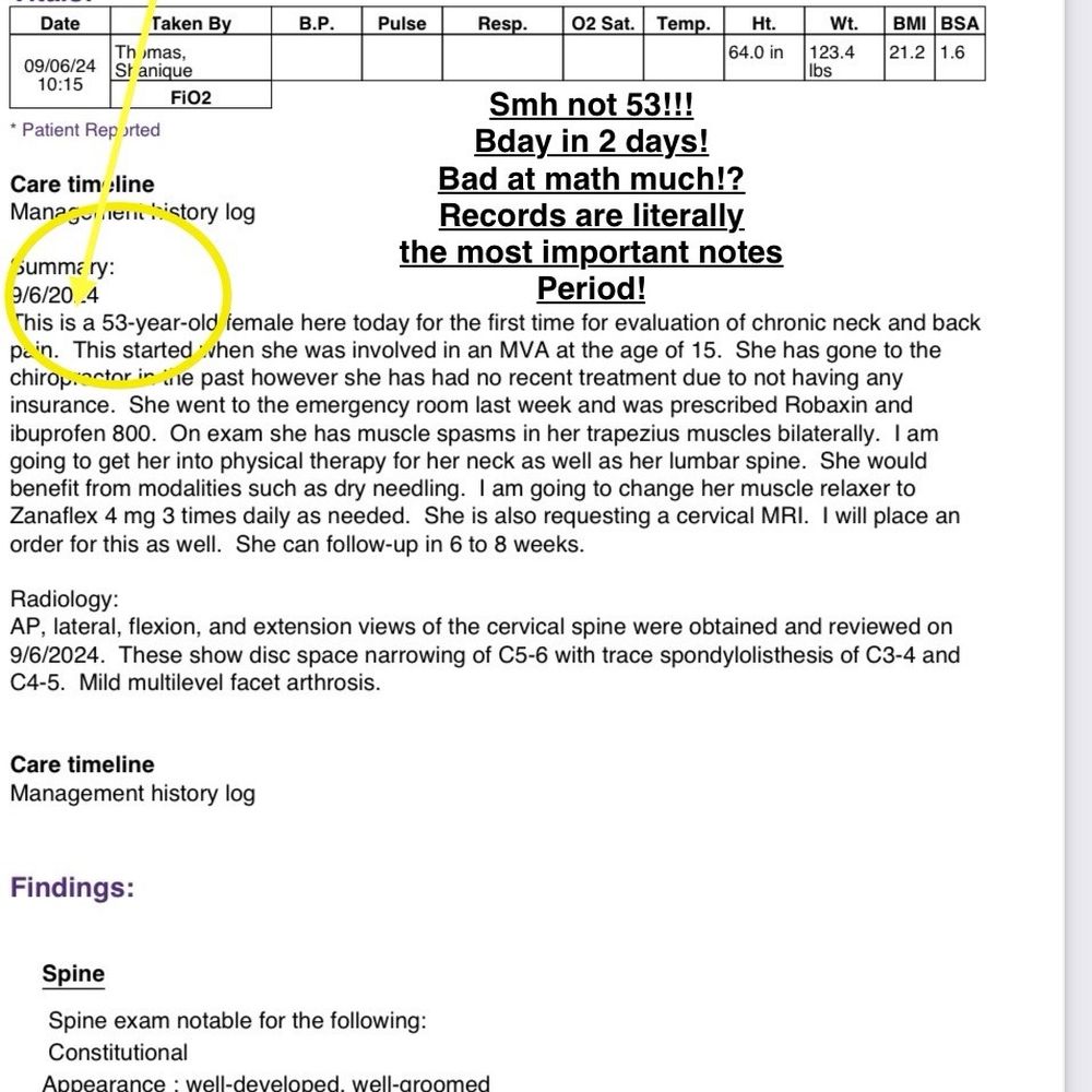 Bienville Orthopaedic Specialists - Legal medical records the PA recorded BUT DIS NOT DISCUSS on file from my visit. - Orthopedists Near Me - Gautier, Mississippi