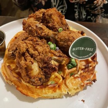 Friedman's - Fried Chicken & Cheddar Waffle - Breakfast & Brunch Near Me - New York, New York Friedman's - Fried Chicken & Cheddar Waffle - Breakfast & Brunch Near Me - New York, New York