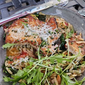 Bistro Nautile - Swordfish and orzo. OMG good. - French Near Me - Fort Collins, Colorado