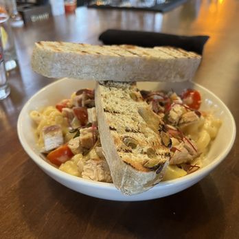 Woodside Bistro - Cavatappi pasta with chicken - Salad Near Me - Greenville, South Carolina Woodside Bistro - Cavatappi pasta with chicken - Salad Near Me - Greenville, South Carolina
