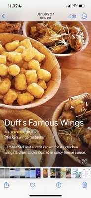 Duff's Famous Wings by null