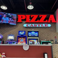 Pizza Castle - Games on back wall