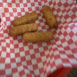 The Fox Den Pub & Grill - Cheese sticks after my girls ate half of them.