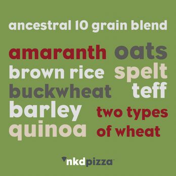 NKD Pizza - Our 10 ancestral grain blend that goes into the nkd pizza signature dough - Pizza Near Me - Edinburgh, EDH