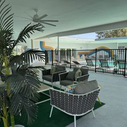 Pool area