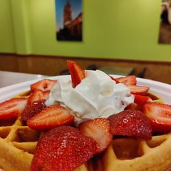 Jugos El Corral - Strawberry waffle