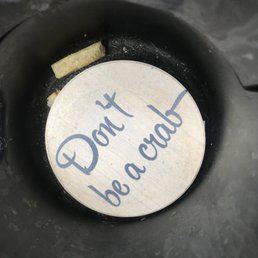 Food still in cup holder... Food still in cup holder...
