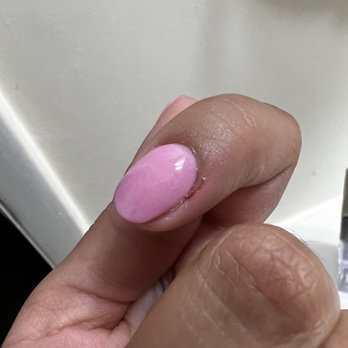 Lotus Nails - She cut me!!! Don't go here - Nail Salons Near Me - Gaithersburg, Maryland