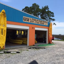 Go Go Kayaks - On west side of Hwy 59 - next to Gulf Shores Seafood