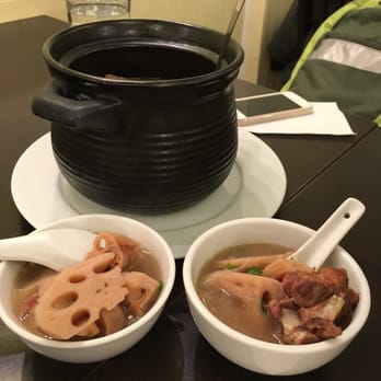 Délice Oriental - Lotus root and pork rib soup. Wait it cool down to drink. Come with a stone container to keep it hot. - Chinese Near Me - Montreal, Quebec Délice Oriental - Lotus root and pork rib soup. Wait it cool down to drink. Come with a stone container to keep it hot. - Chinese Near Me - Montreal, Quebec