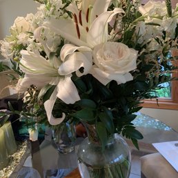 Arrangement to complement casket flowers Arrangement to complement casket flowers