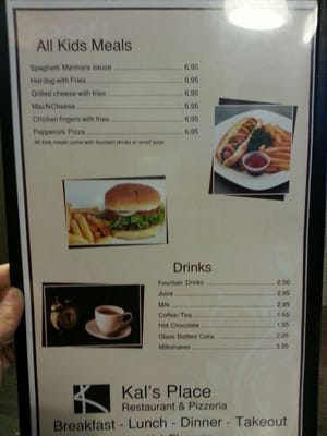 Menu photo 5 Kal's Place Stittsville, ON Menu photo 5 Kal's Place Stittsville, ON
