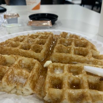 Mainstay Suites Logan Ohio-Hocking Hills - Waffles from their waffle machine - Hotels Near Me - Logan, Ohio