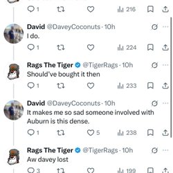 Tiger Rags - This shows Alex Tunnell, the new owner of Tiger Rags engaging in poor business practices