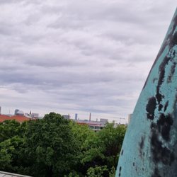 Die Bavaria - Ausblick von der Plattform Richtung Ruhmeshalle