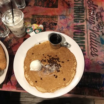 Shack Breakfast & Lunch - Chocolate Chip Buttermilk Pancakes - American Near Me - Frontenac, Missouri Shack Breakfast & Lunch - Chocolate Chip Buttermilk Pancakes - American Near Me - Frontenac, Missouri