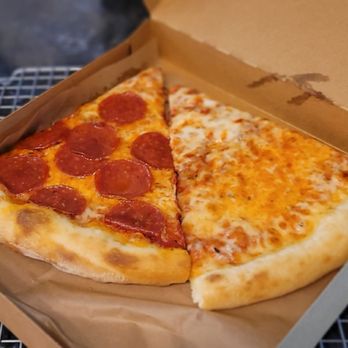 Pagliacci Pizza - Pepperoni and Cheese slices - Pizza Near Me - Bellevue, Washington
