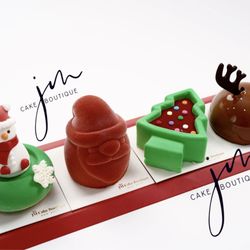 JM Cake Boutique - Christmas theme mousse cake gift boxes