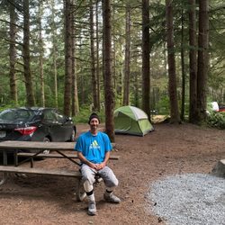 Sahara Creek Trailhead and Camping Area - Enjoying the picturesque setting at Sahara Creek. It felt like I was in the heart of the forest.